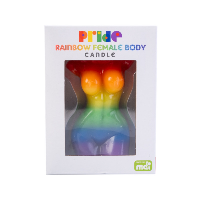 Rainbow Pride Female Body Candle/Product Detail/Candles
