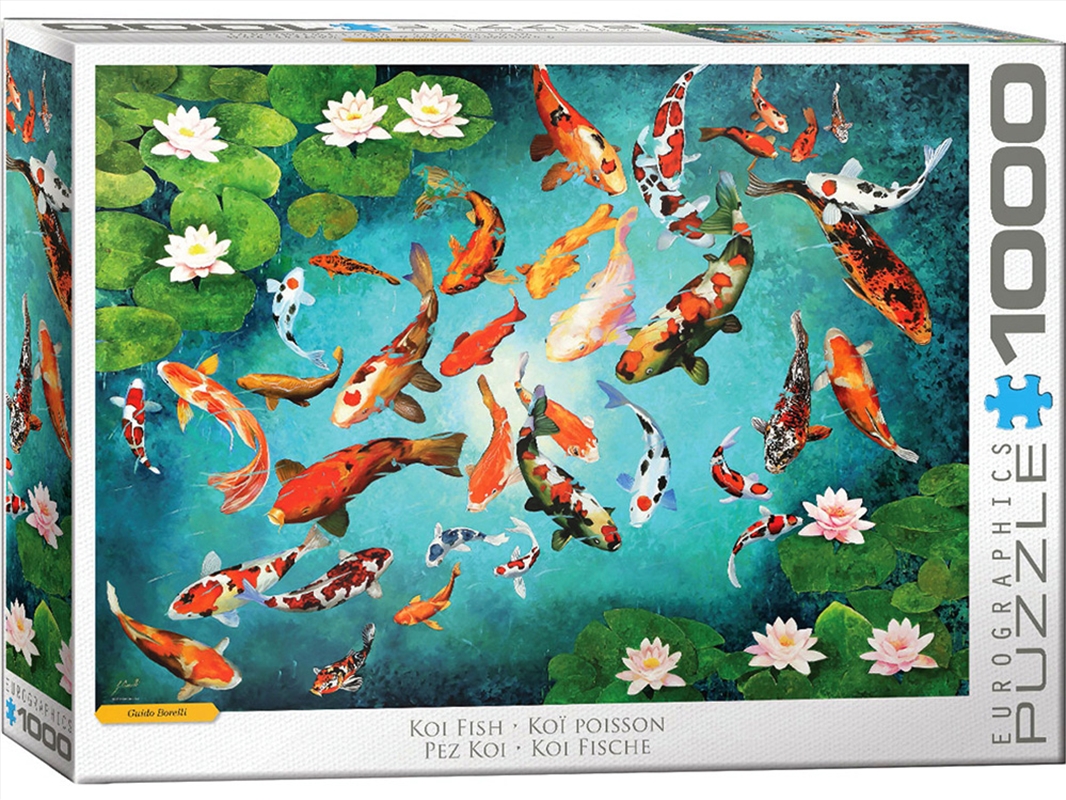 Colourful Koi Fish 1000 Piece/Product Detail/Jigsaw Puzzles