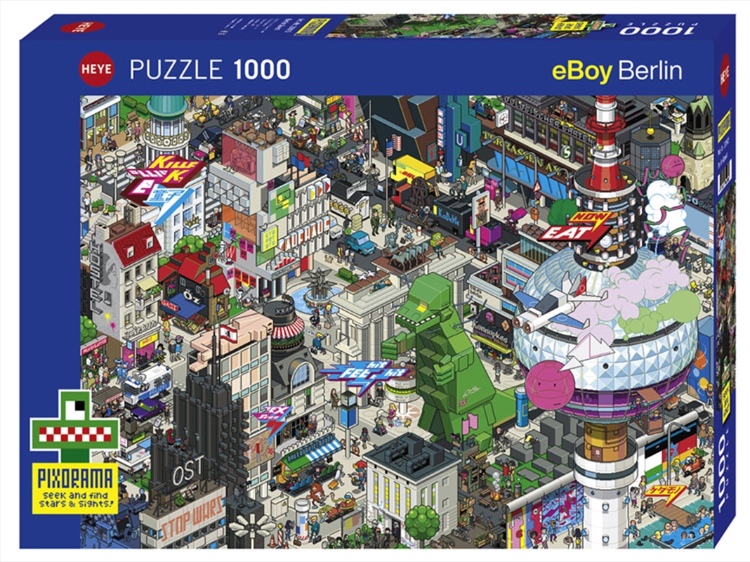 Eboy Berlin Quest 1000 Piece/Product Detail/Jigsaw Puzzles
