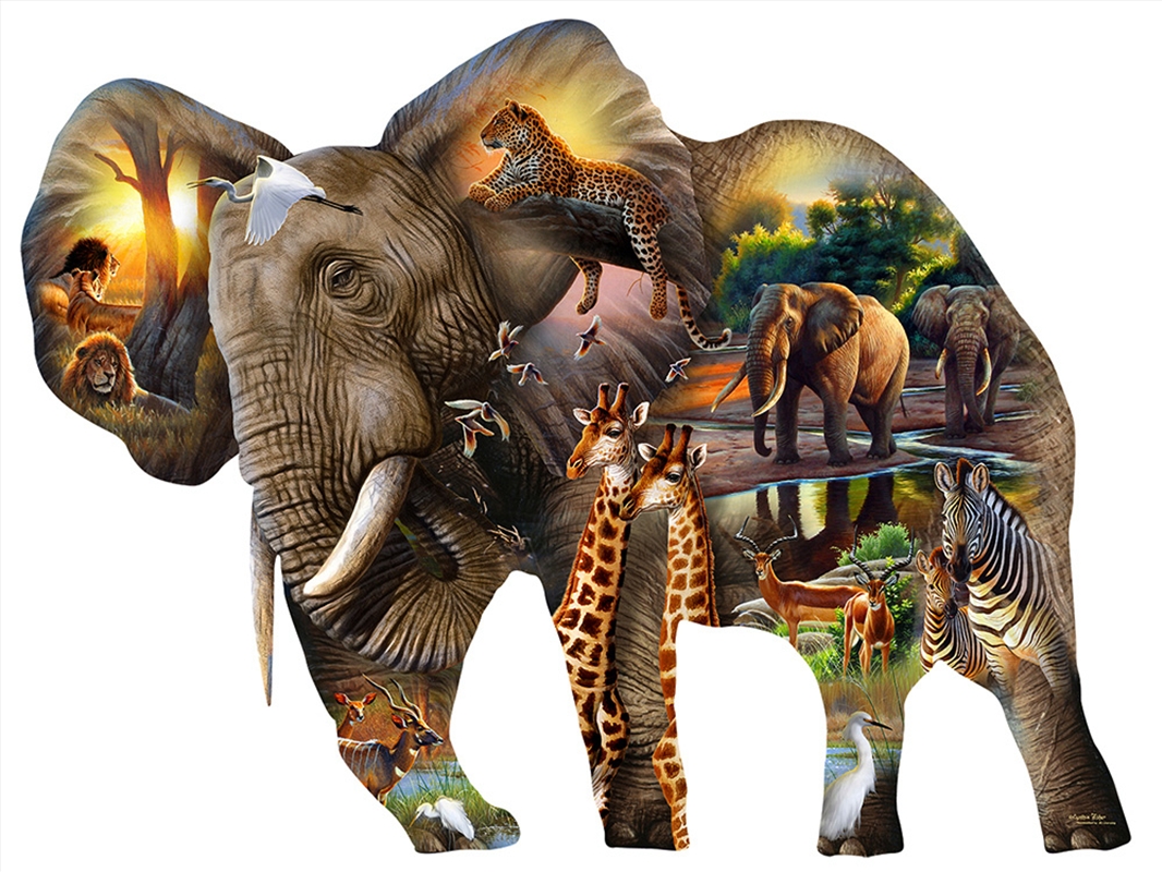 Elephant Habitat 1000 Piece/Product Detail/Jigsaw Puzzles