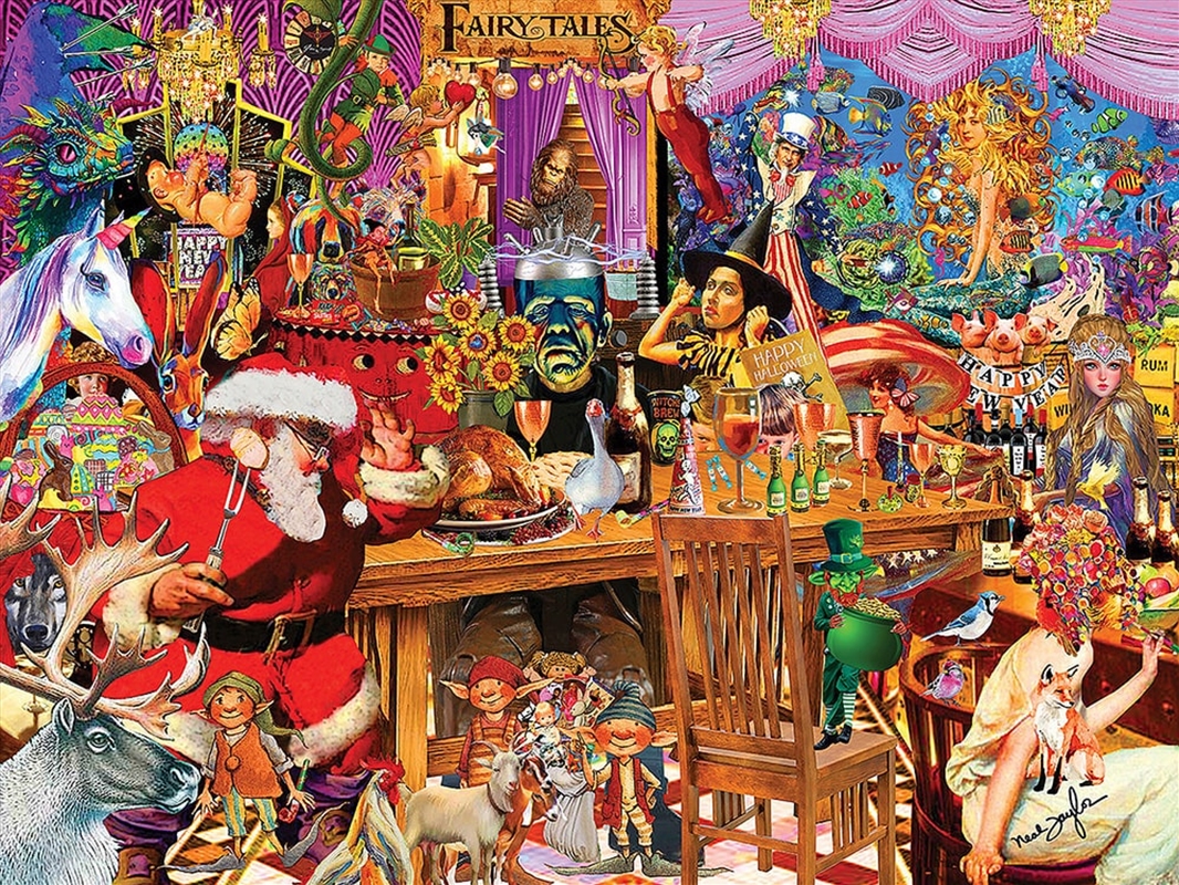 Fairy Tale Collage 1000 Piece XL/Product Detail/Jigsaw Puzzles