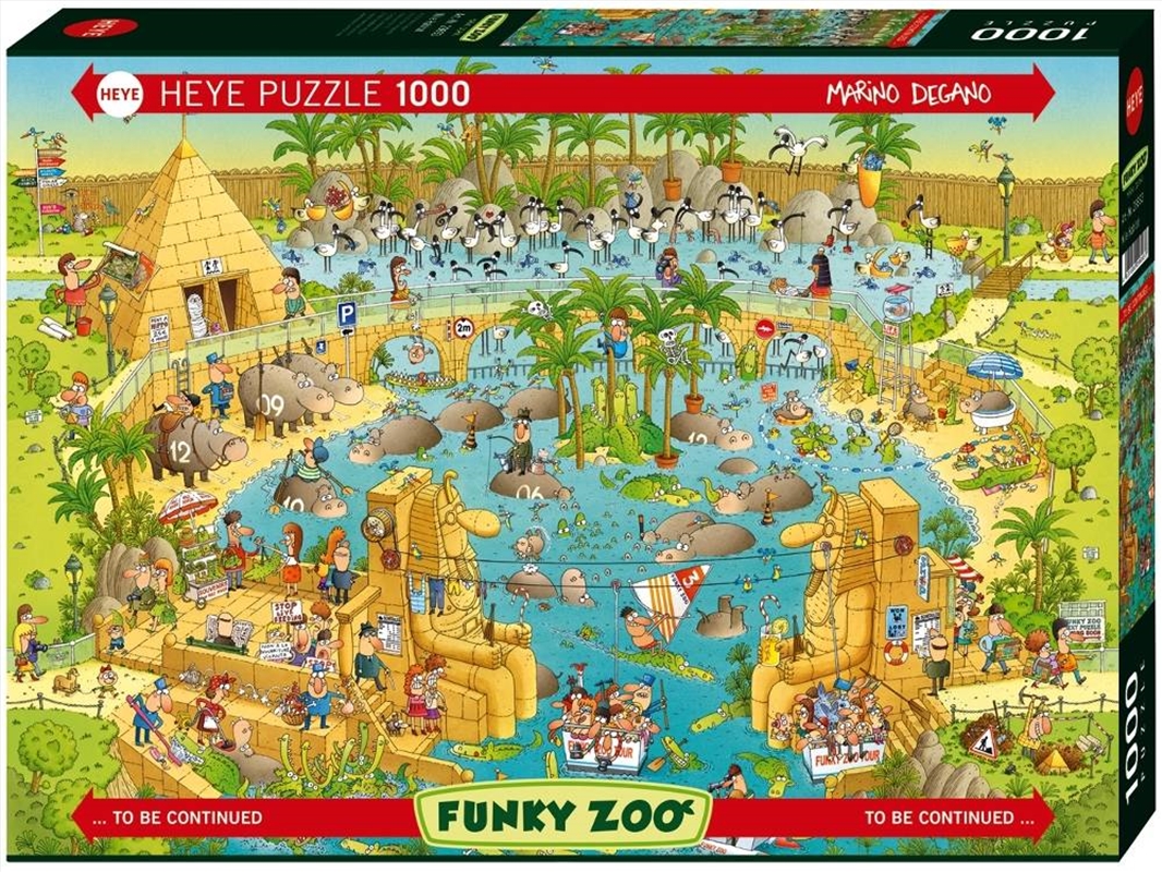 Funky Zoo Nile Habitat 1000 Piece/Product Detail/Jigsaw Puzzles