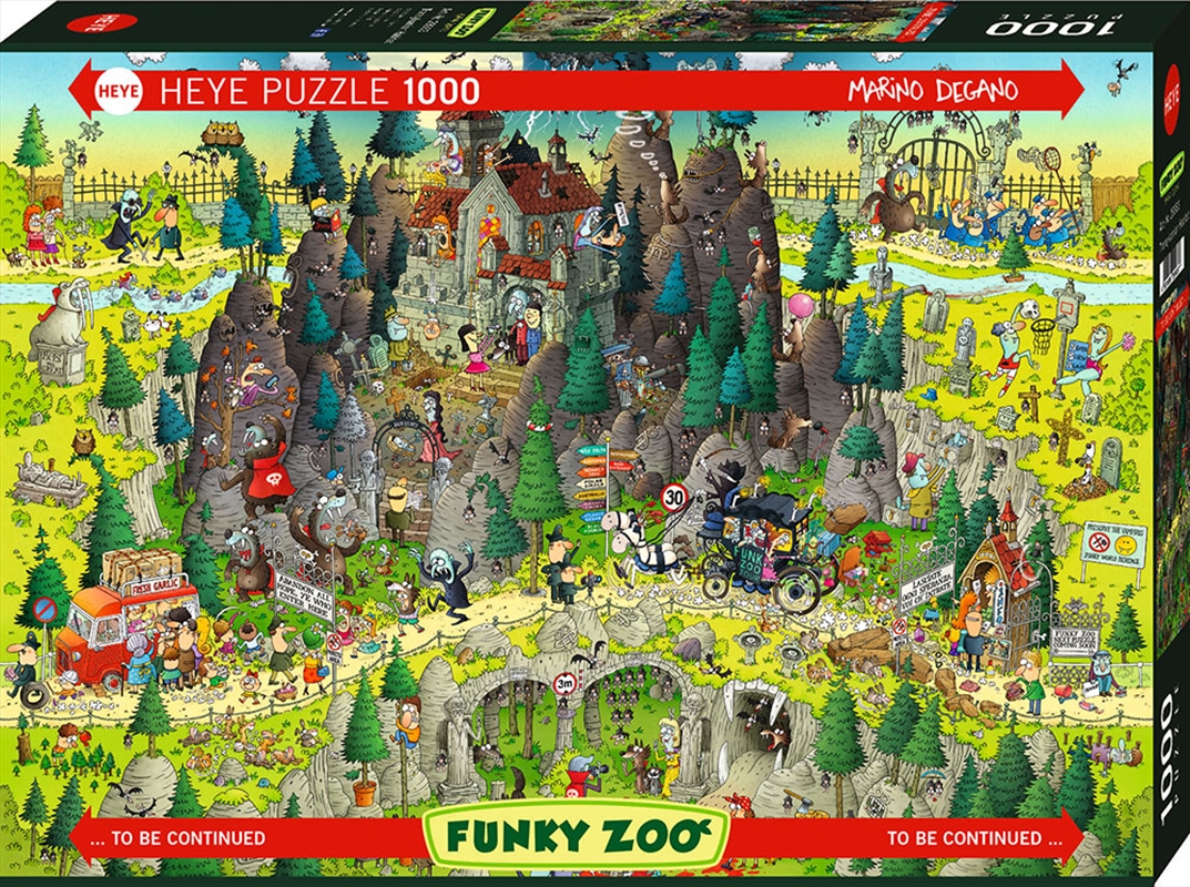 Funky Zoo Transylvan. Habitat 1000 Piece/Product Detail/Jigsaw Puzzles