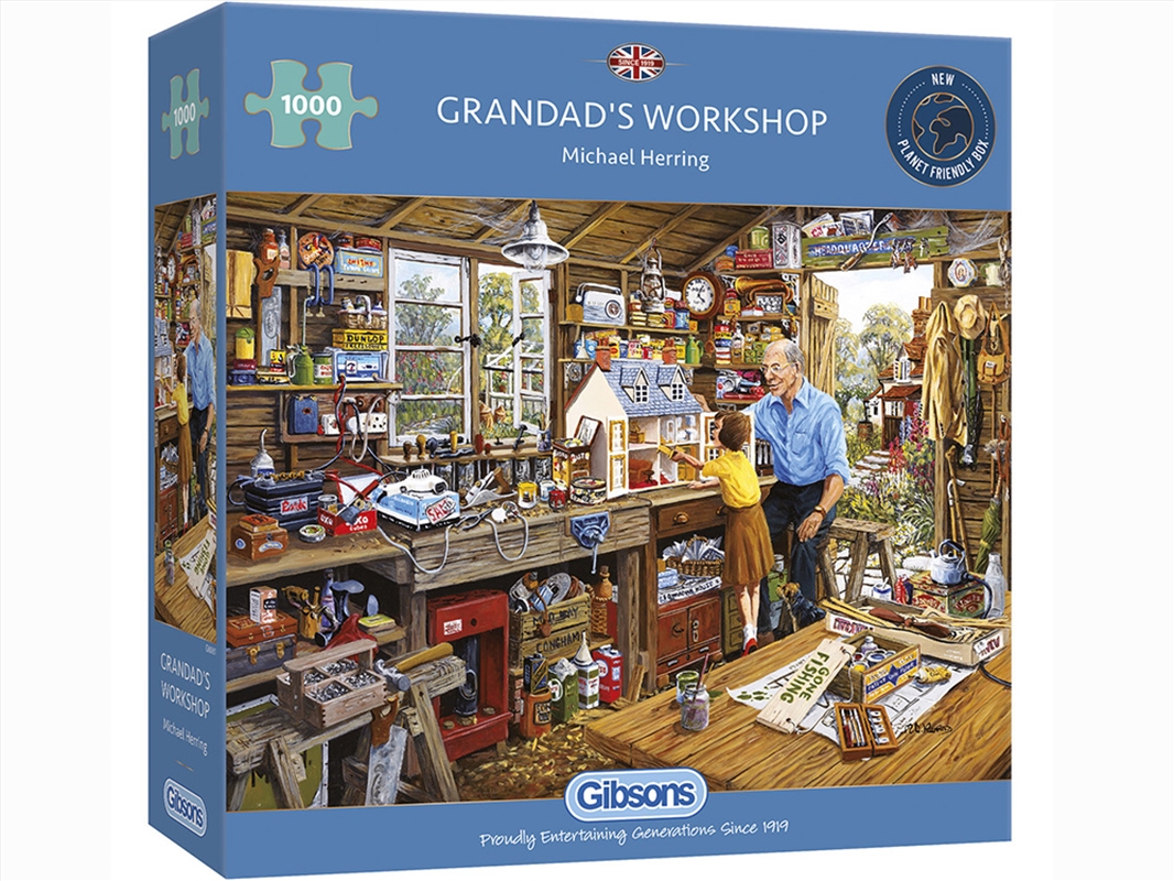 Granddad's Workshop 1000 Piece/Product Detail/Jigsaw Puzzles