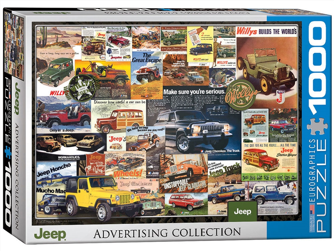 Vintage Ads Jeep 1000 Piece/Product Detail/Jigsaw Puzzles