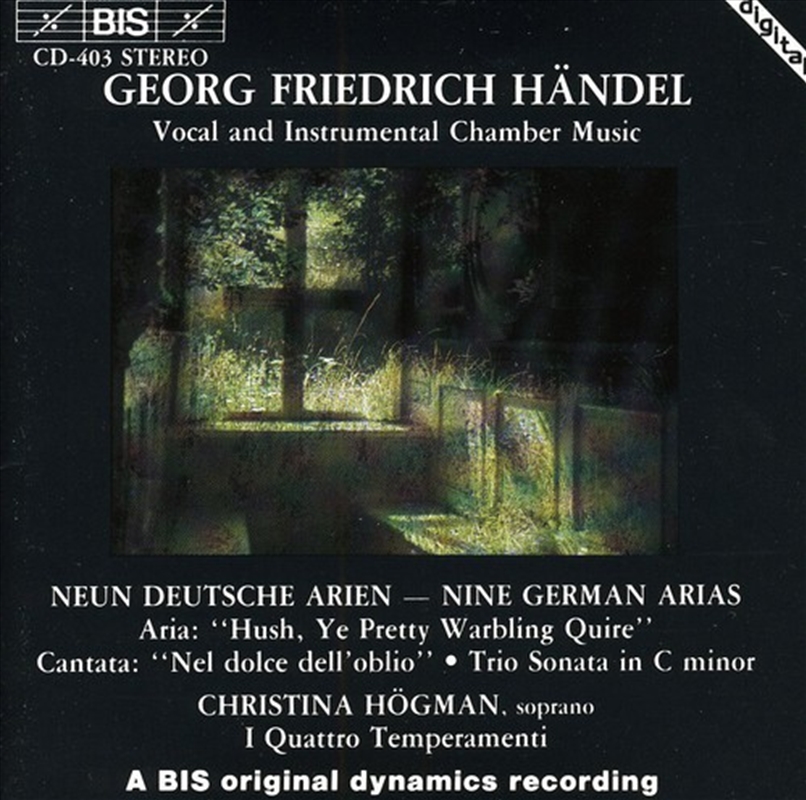 9 German Arias / Nel Dolce Del/Product Detail/Classical