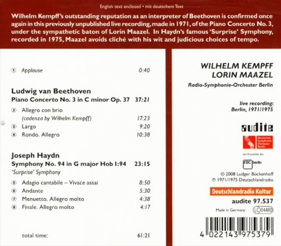 Piano Concerto No 3/Product Detail/Classical