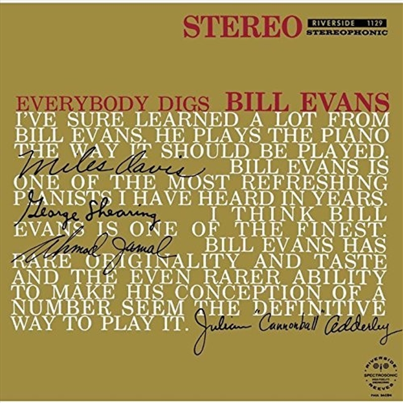 Everybody Digs Bill Evans/Product Detail/Jazz