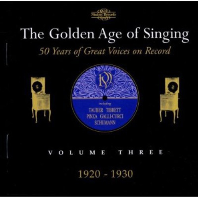 Golden Age Of Singing 3: 1920/Product Detail/Classical