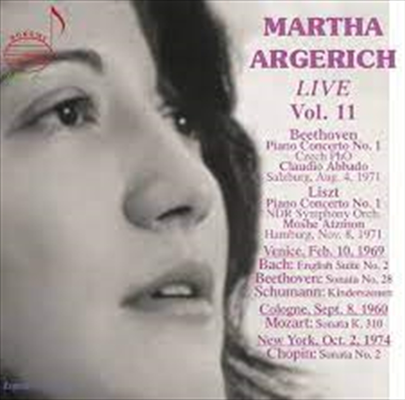 V11: Martha Argerich Live/Product Detail/Classical