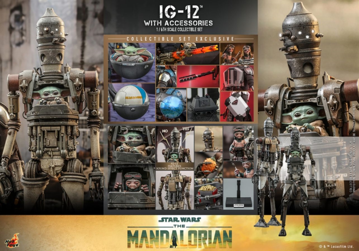 Star Wars: The Manadalorian - IG-12 1:6 Scale Collectible Figure Set/Product Detail/Figurines