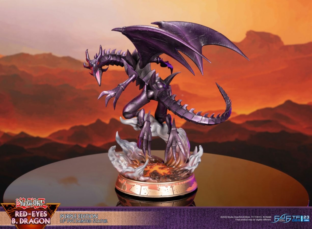 Yu-Gi-Oh! - Red Eyes Black Dragon (Purple Edition) PVC Statue/Product Detail/Statues