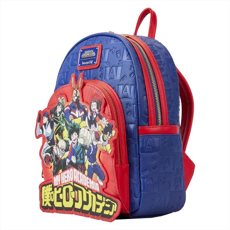 Loungefly My Hero Academia - Group Debossed Logo Mini Backpack/Product Detail/Bags