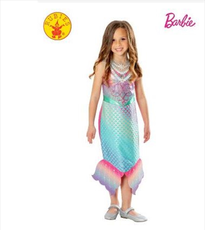 Barbie Colour Change Mermaid Costume - Size 3-5/Product Detail/Costumes