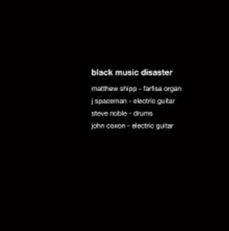 Black Music Disaster/Product Detail/Rock