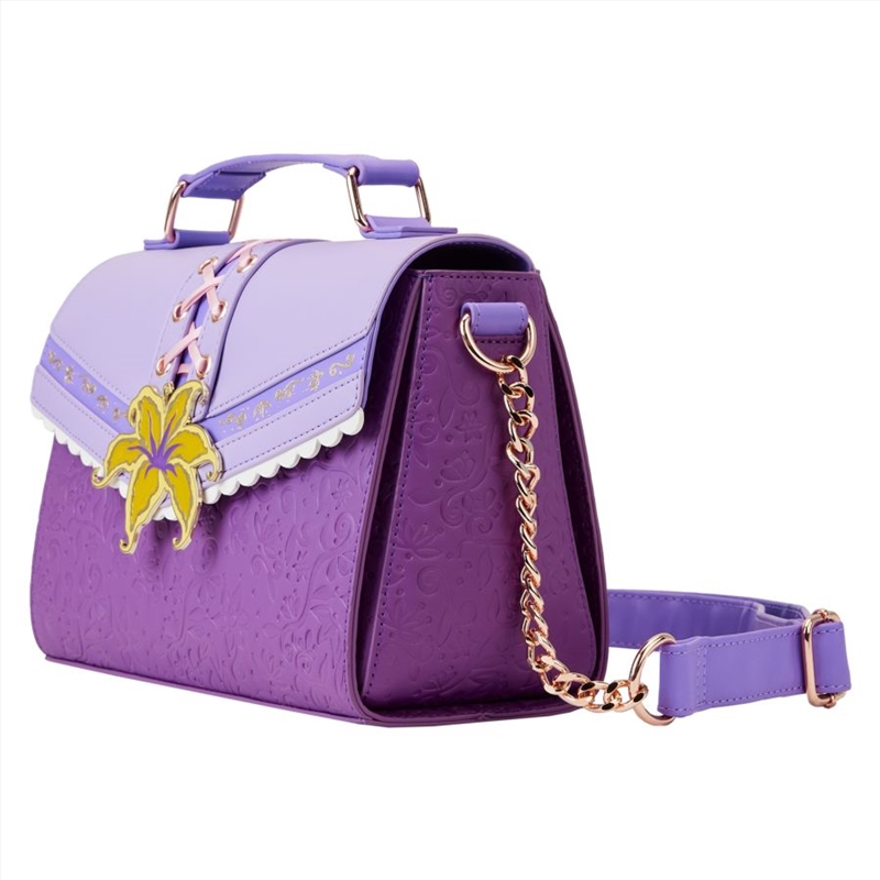 Buy Loungefly Tangled - Rapunzel Cosplay Magic Flower Crossbody Online ...