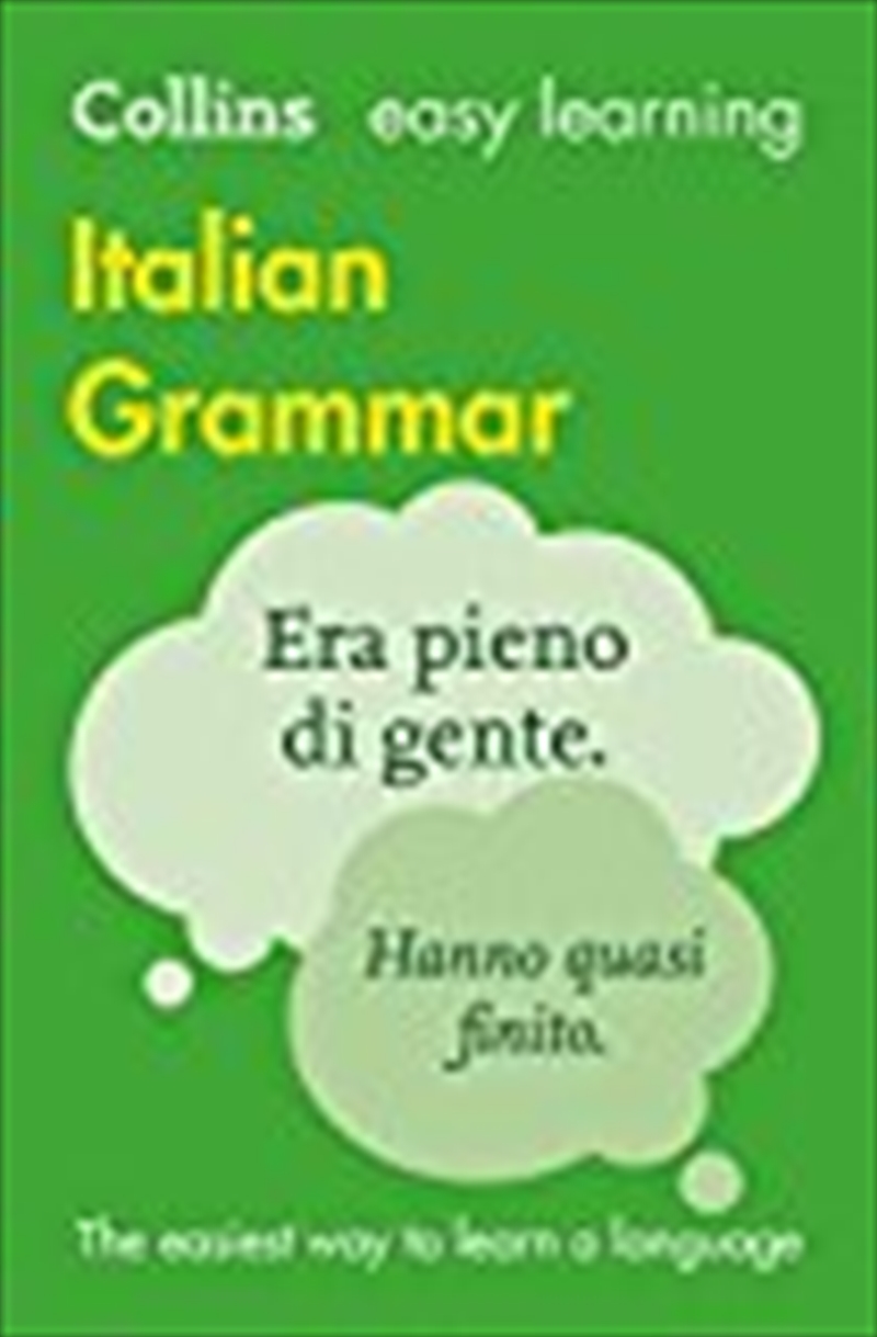 Collins Easy Learning Italian ? Easy Learning Italian Grammar/Product Detail/Language & Linguistics
