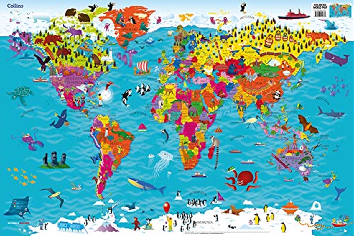 Collins Children’s World Map/Product Detail/English