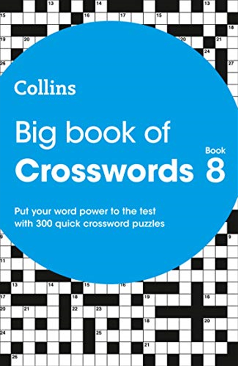 Big Book of Crosswords 8: 300 quick crossword puzzles (Collins Crosswords)/Product Detail/Adults Activity Books