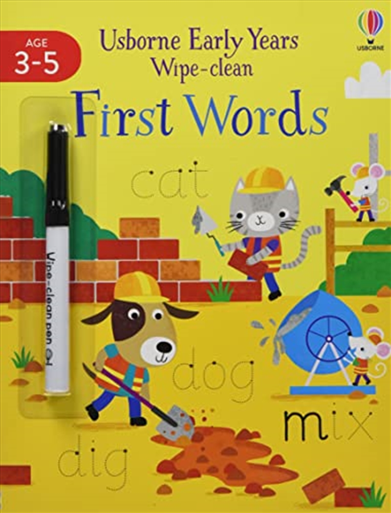 First Words (Early Years Wipe-Clean) (Usborne Early Years Wipe-Clean, 6)/Product Detail/Language & Linguistics