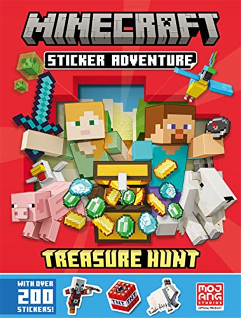 Minecraft Sticker Adventure - Treasure Hunt/Product Detail/Kids Colouring