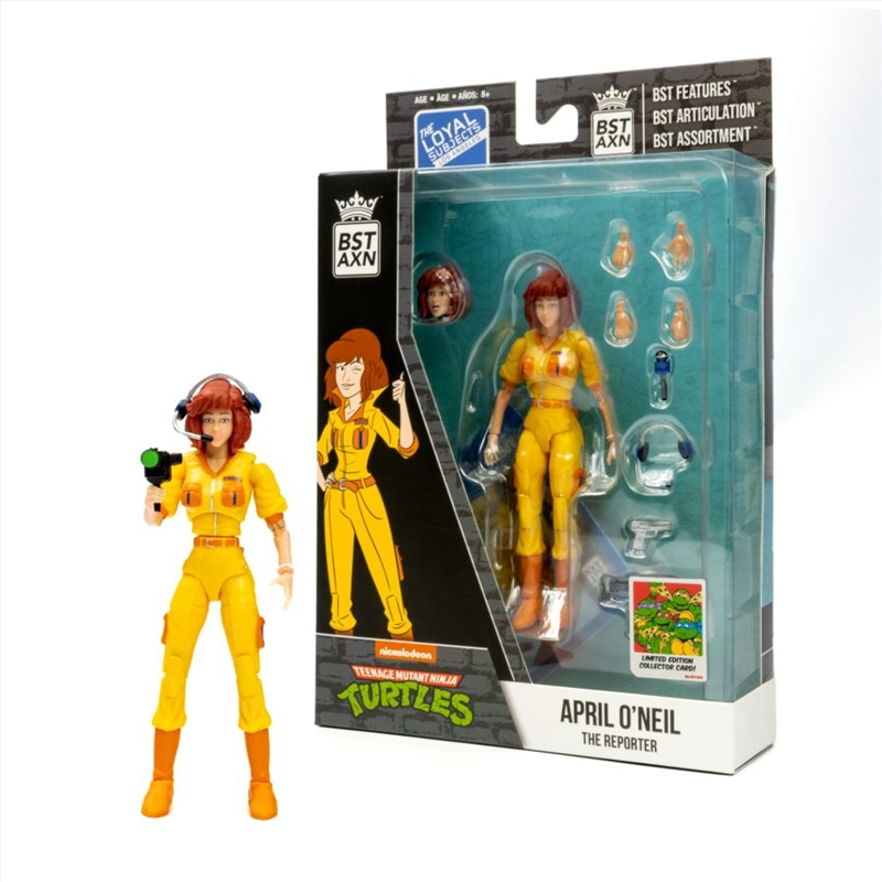 Teenage Mutant Ninja Turtles (comics) - April O'Neil The Reporter 5" BST AXN Figure/Product Detail/Figurines