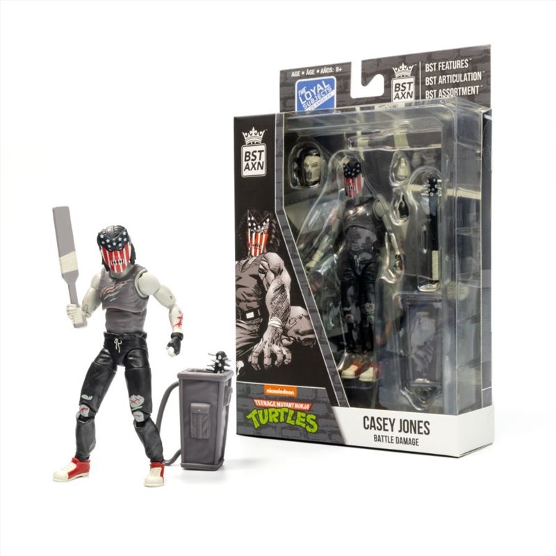Teenage Mutant Ninja Turtles (comics) - Casey Jones Battle DMG 5" BST AXN Figure/Product Detail/Figurines