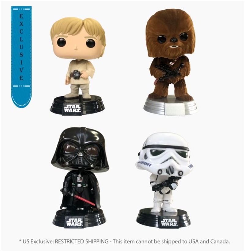 Star Wars - New Classics Exclusive Pop! Vinyl 4-Pack [RS]/Product Detail/Movies