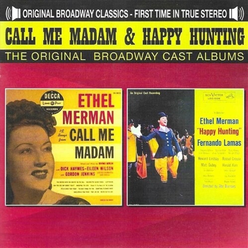 Call Me Madam And Happy Hunting-Ethel Merman / Original Cast/Product Detail/Soundtrack