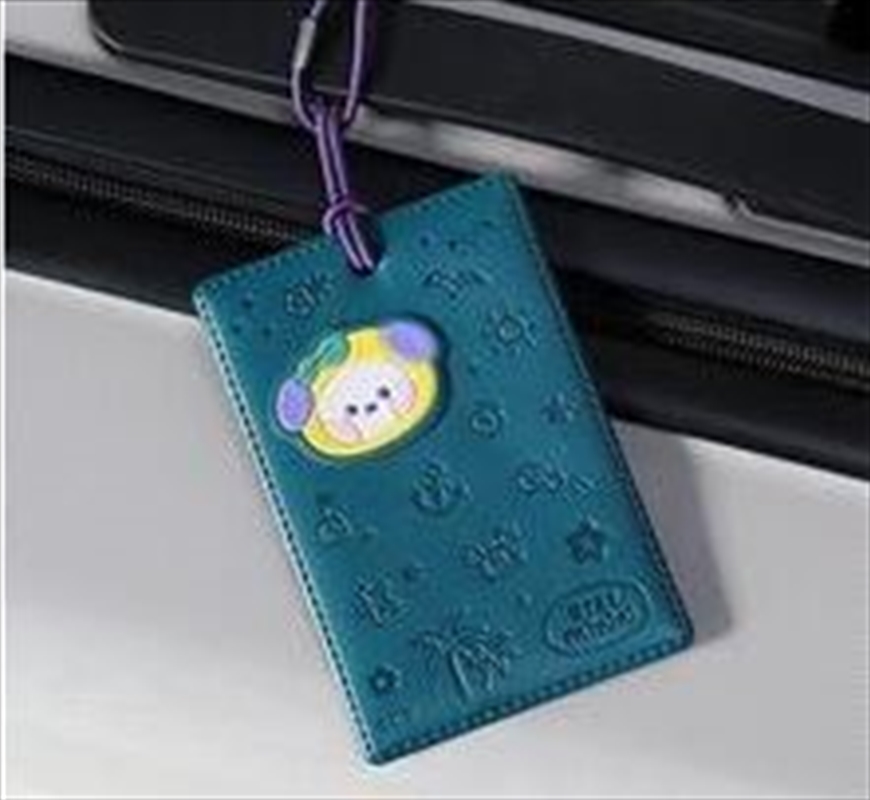 BT21 Minini Leather Patch Travel Tag Vacance Chimmy/Product Detail/KPOP Merch