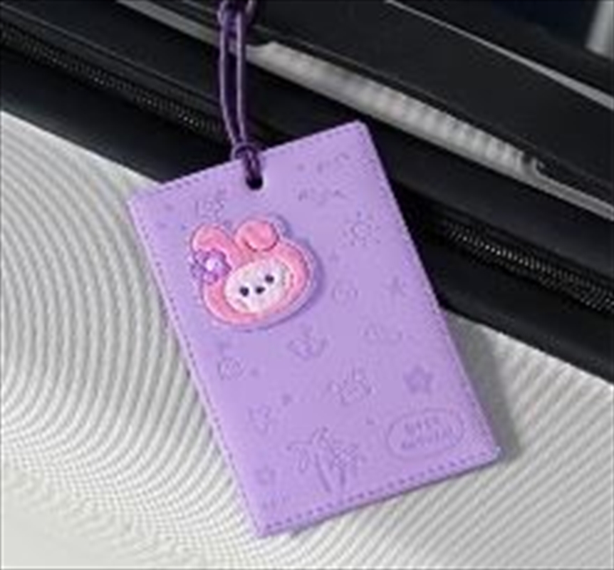 BT21 Minini Leather Patch Travel Tag Vacance Cooky/Product Detail/Keyrings