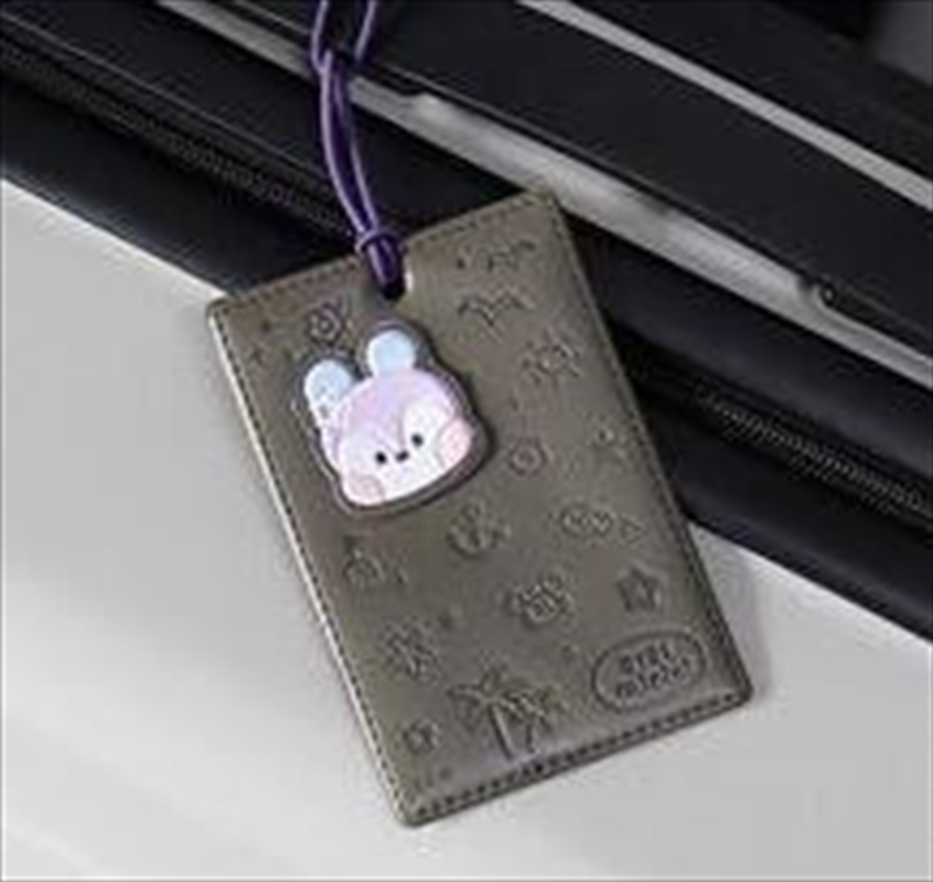 BT21 Minini Leather Patch Travel Tag Vacance Mang/Product Detail/KPOP Merch