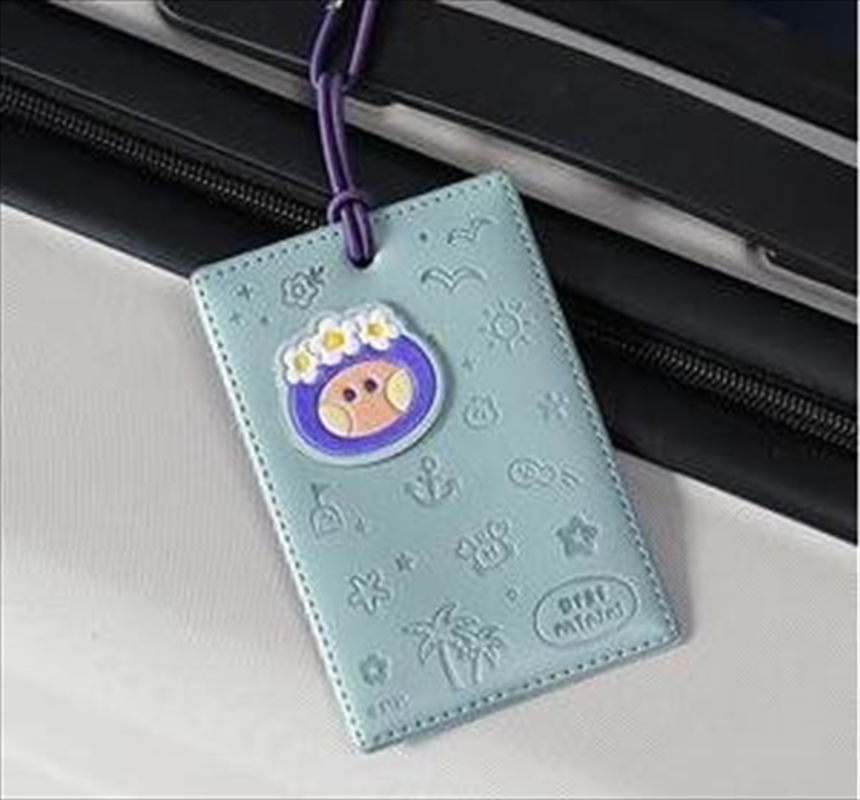 BT21 Minini Leather Patch Travel Tag Vacance Shooky/Product Detail/KPOP Merch