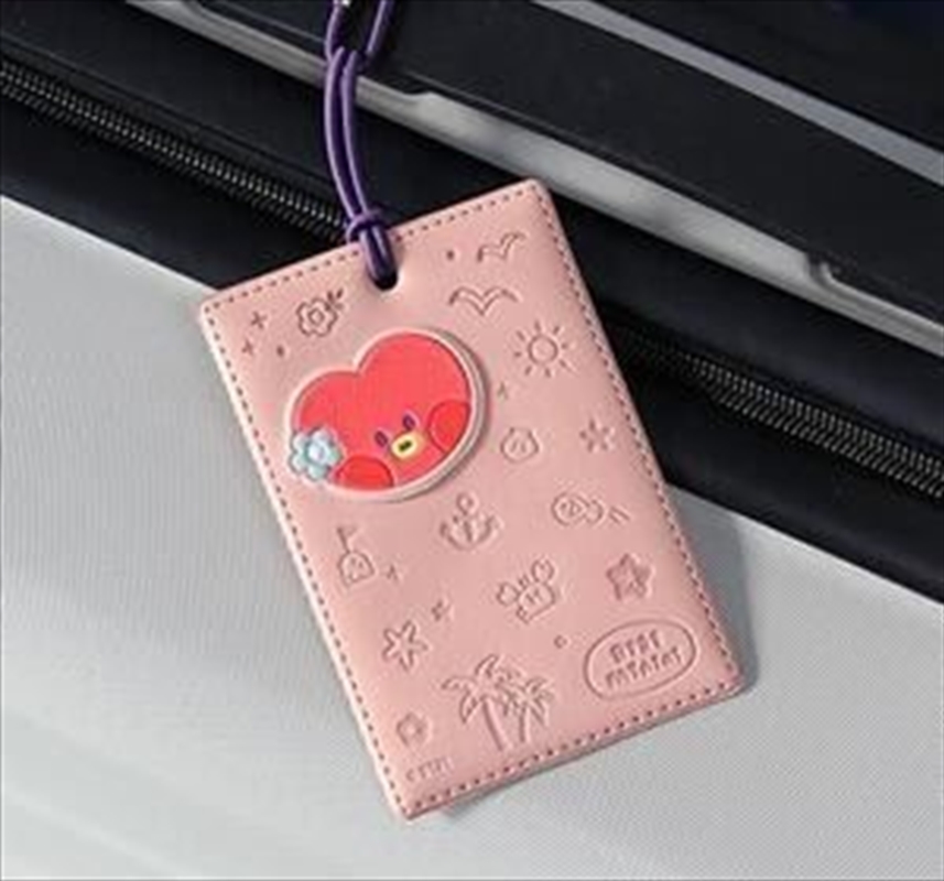 BT21 Minini Leather Patch Travel Tag Vacance Tata/Product Detail/Keyrings