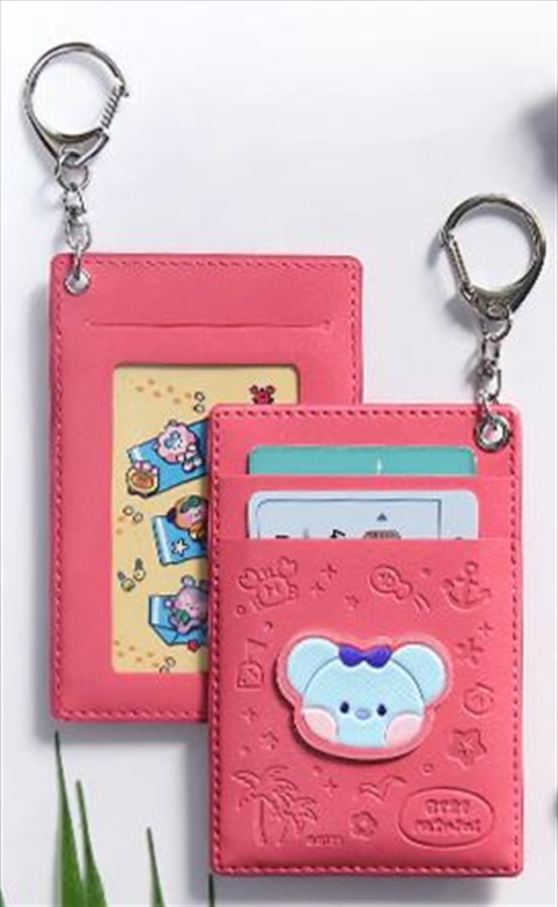 BT21 Minini Leather Patch Card Holder Vacance Koya/Product Detail/Wallets