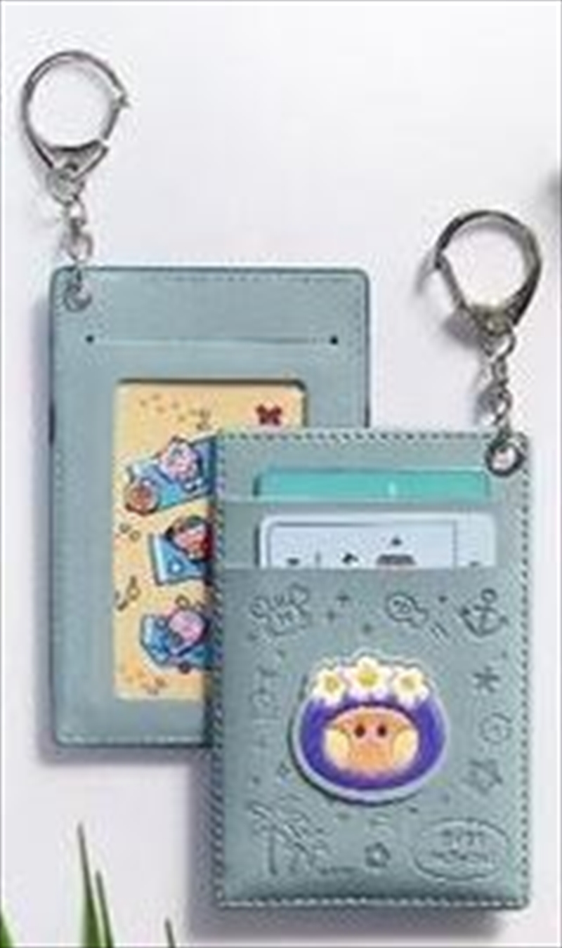 BT21 Minini Leather Patch Card Holder Vacance Shooky/Product Detail/KPOP Merch