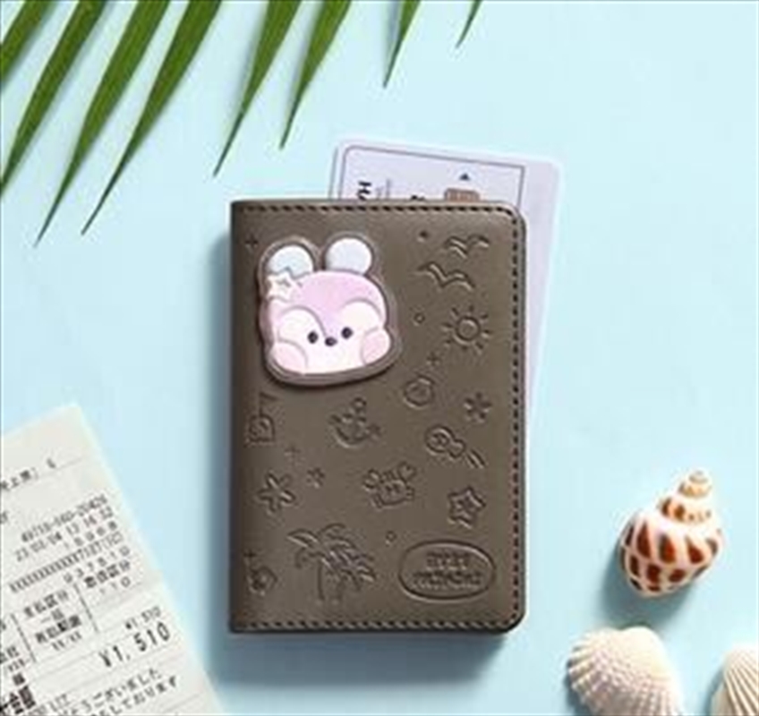 BT21 Minini Leather Patch Card Case Vacance Mang/Product Detail/KPOP Merch