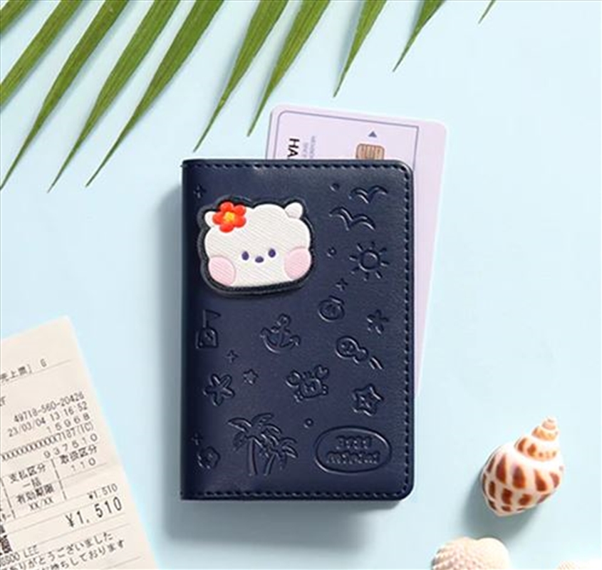 BT21 Minini Leather Patch Card Case Vacance RJ/Product Detail/KPOP Merch