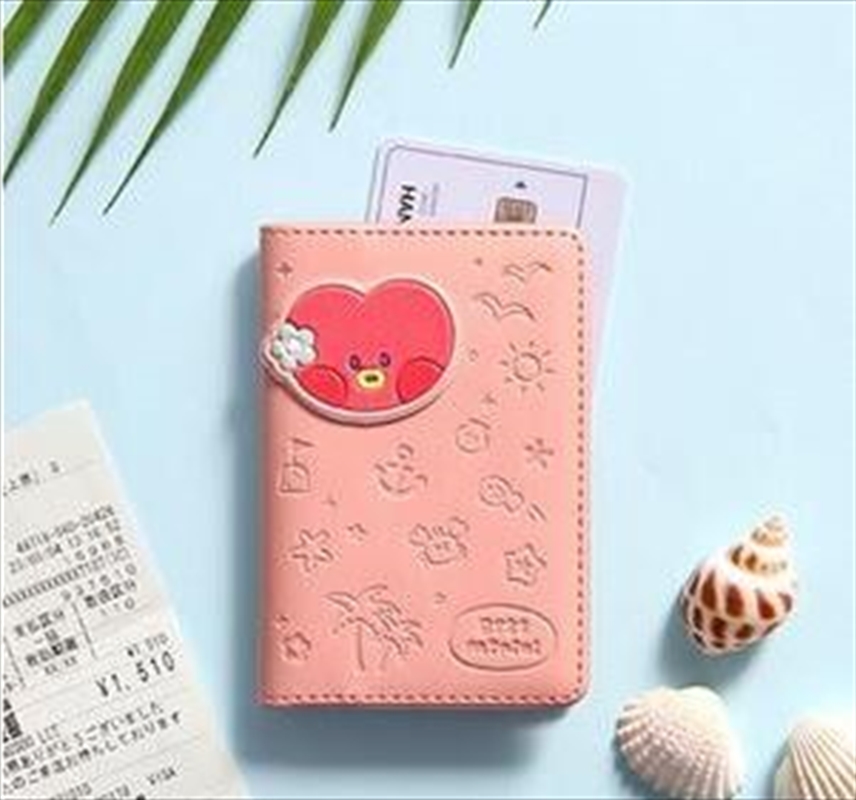 BT21 Minini Leather Patch Card Case Vacance Tata/Product Detail/KPOP Merch