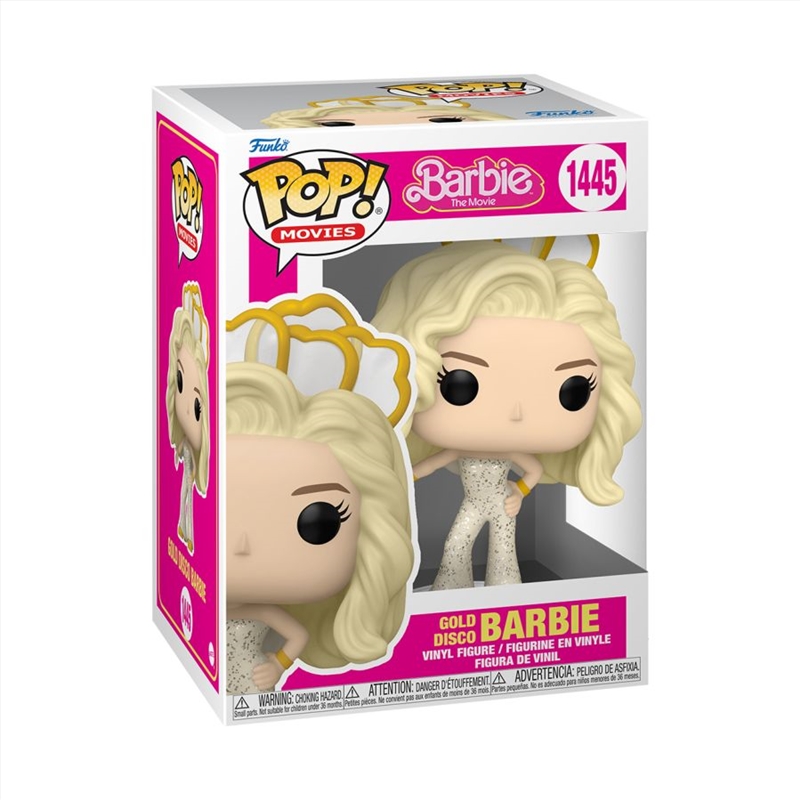 Barbie: The Movie (2023) - Gold Disco Barbie Pop! Vinyl/Product Detail/Movies