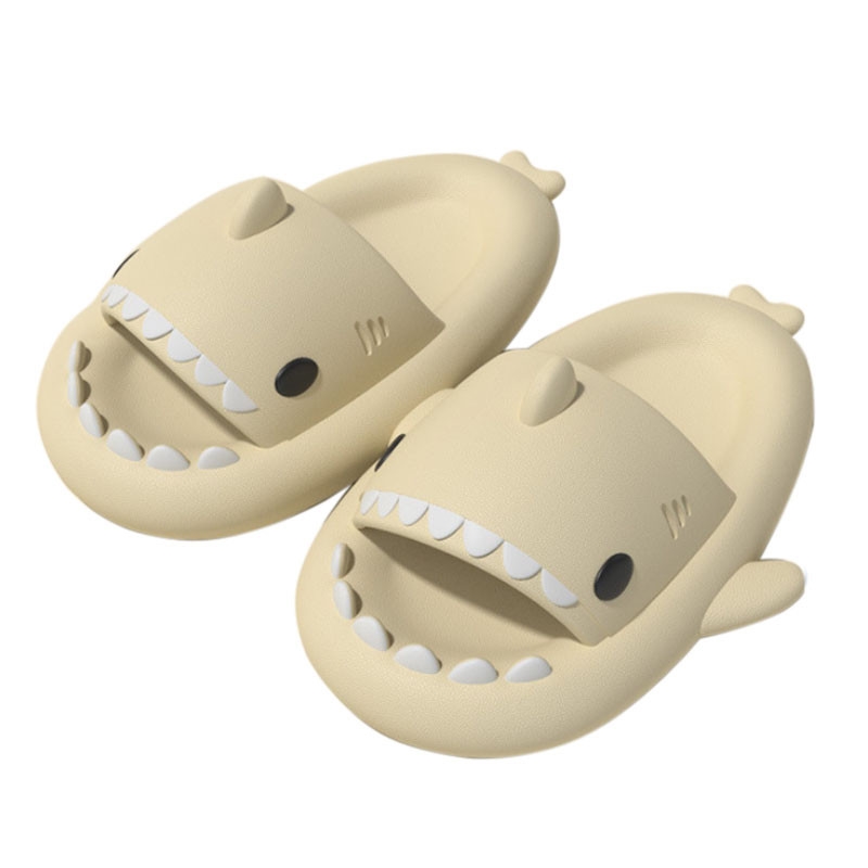 Cartoon Shark - Beige 44/45/Product Detail/Footwear