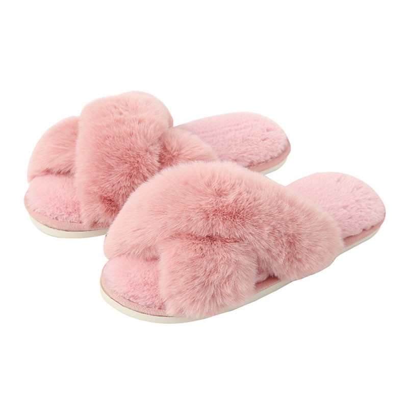 Cross Band Furry - Pink XL/Product Detail/Footwear
