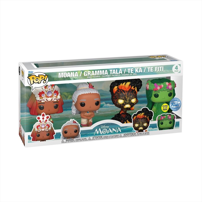 Moana - US Exclusive Pop! Vinyl 4-Pack [RS]/Product Detail/Movies
