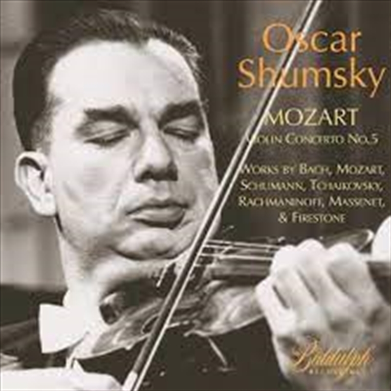 Oscar Shumsky Plays Mozart Con/Product Detail/Classical