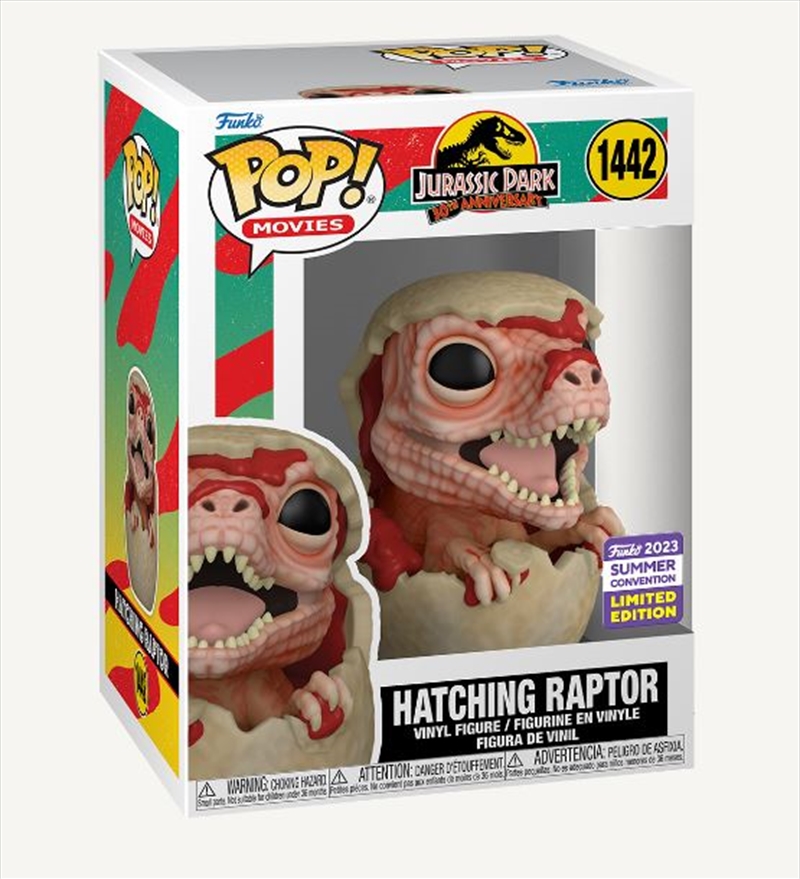 Jurassic Park - Hatching Raptor Pop! SD23 RS/Product Detail/Convention Exclusives