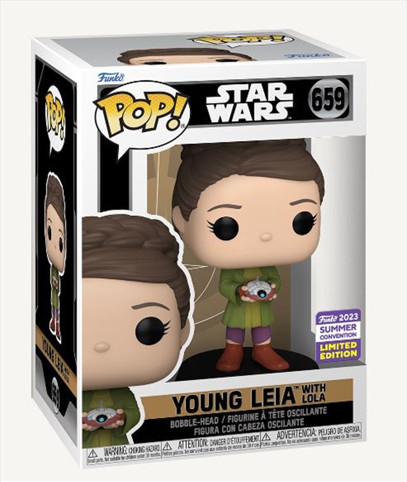 Star Wars: Obi Wan Kenobi - Leia w/Lola Pop! SD23/Product Detail/Convention Exclusives
