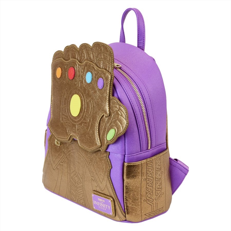 Loungefly Marvel Comics - Thanos Gauntlet Metallic Mini Backpack/Product Detail/Bags