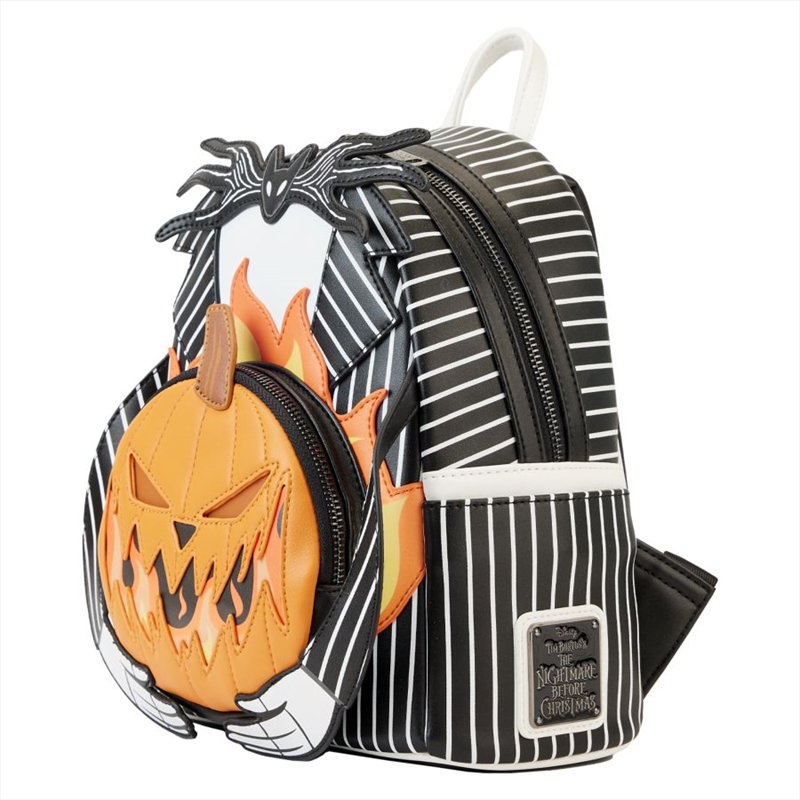 Loungefly Nightmare Before Christmas - Jack Pumpkin Glow Head Mini Backpack/Product Detail/Bags