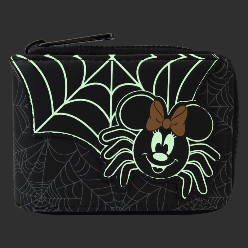 Loungefly Disney - Minnie Mouse Spider Glow Accordion Wallet/Product Detail/Wallets