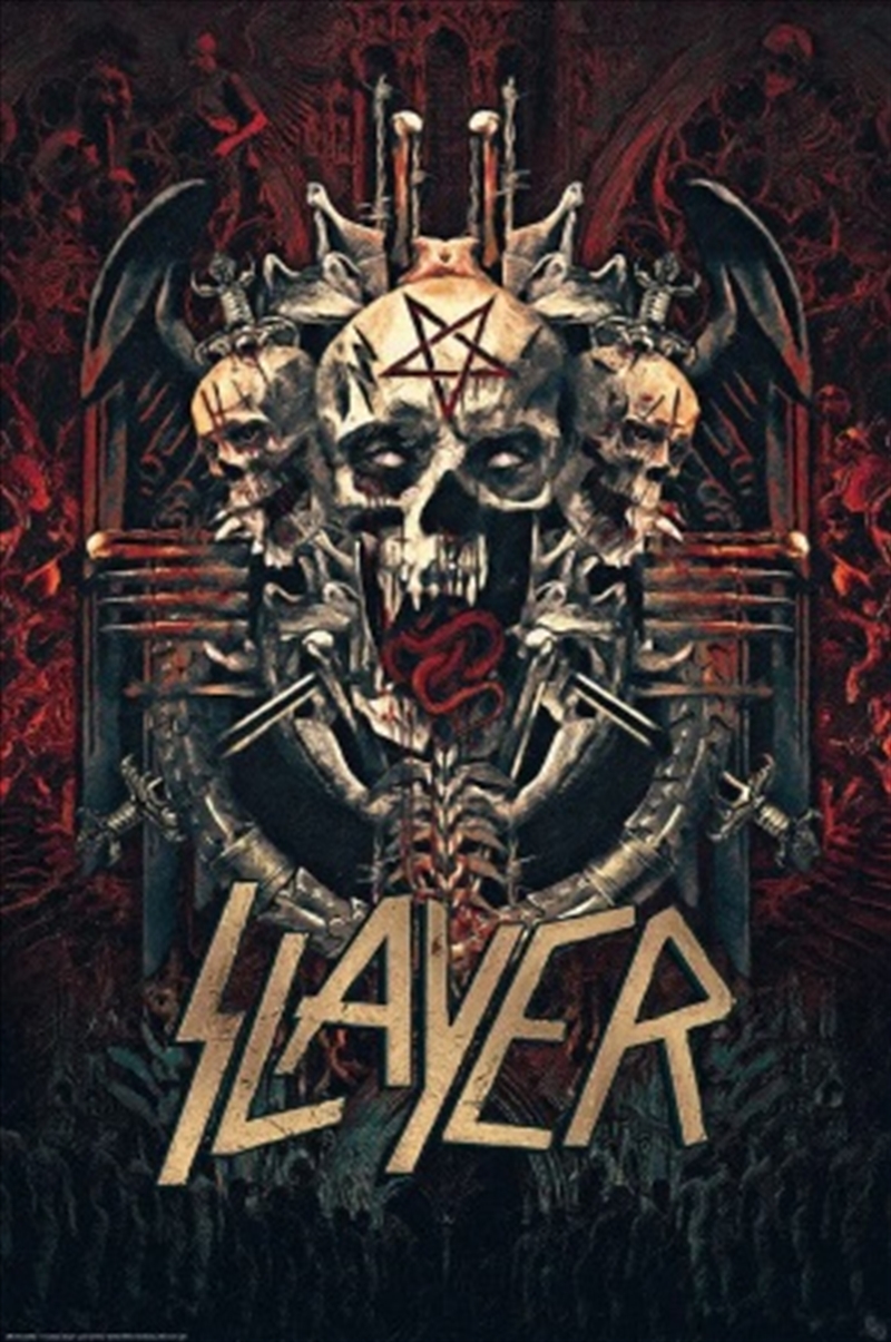 Slayer Skullagram Poster/Product Detail/Posters & Prints